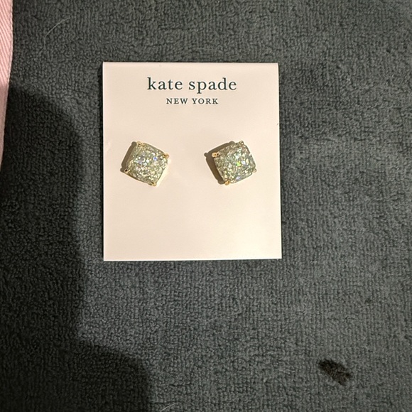 Kate Spade Gold Opal Stud Earrings - Picture 2 of 4